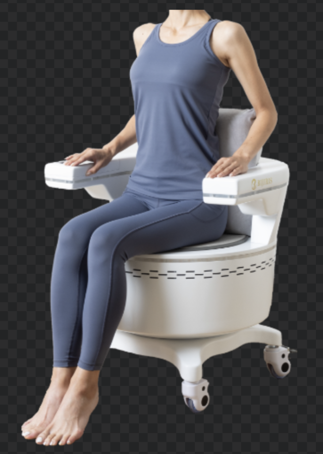 ビジリス（BIJIRIS)は、衣服を着たまま椅子に座るだけで骨盤底筋やお尻の筋肉を鍛えるチェア！